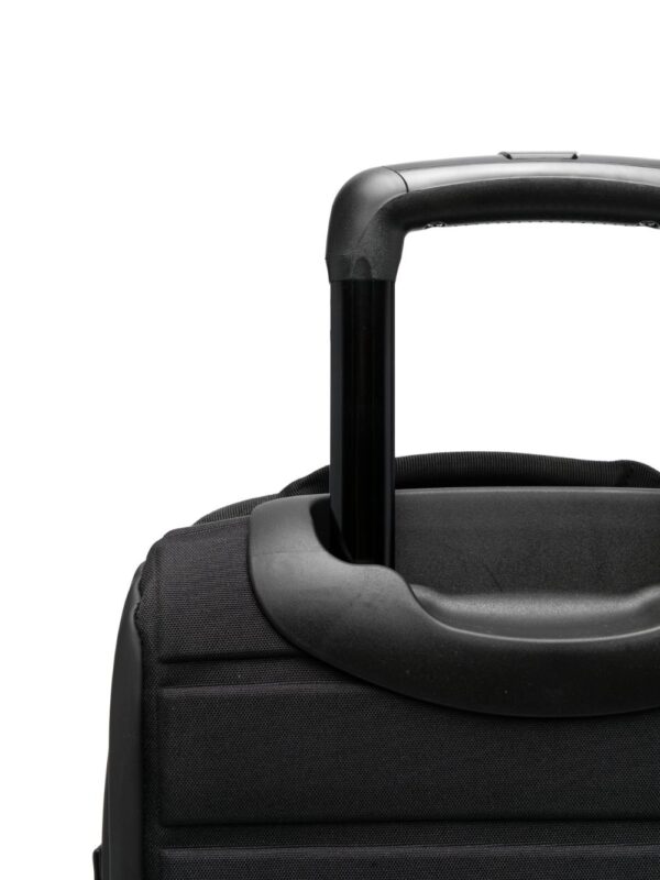 striped suitcase with printed logo - Image 3