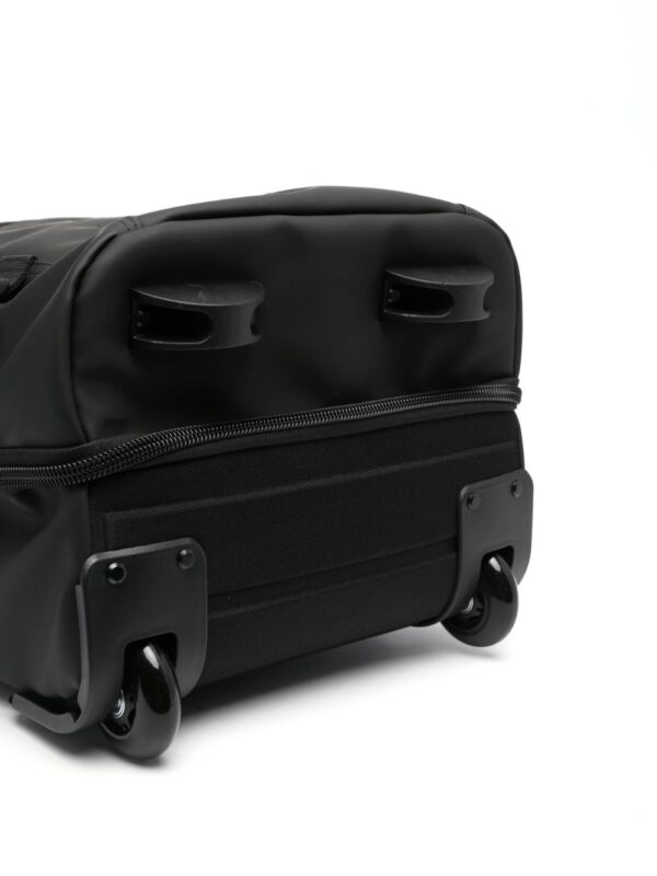 striped suitcase with printed logo - Image 4
