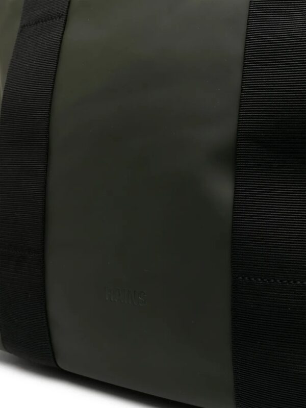 embossed logo leather tote bag - Image 4