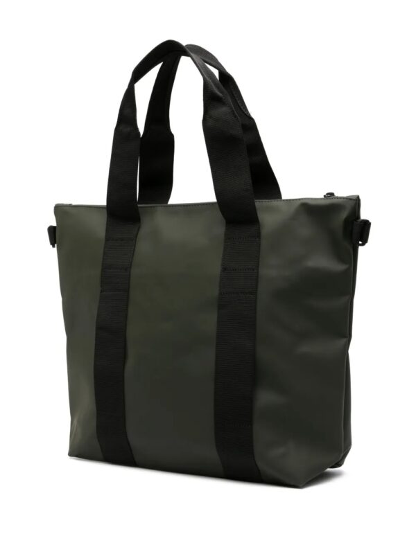 embossed logo leather tote bag - Image 3