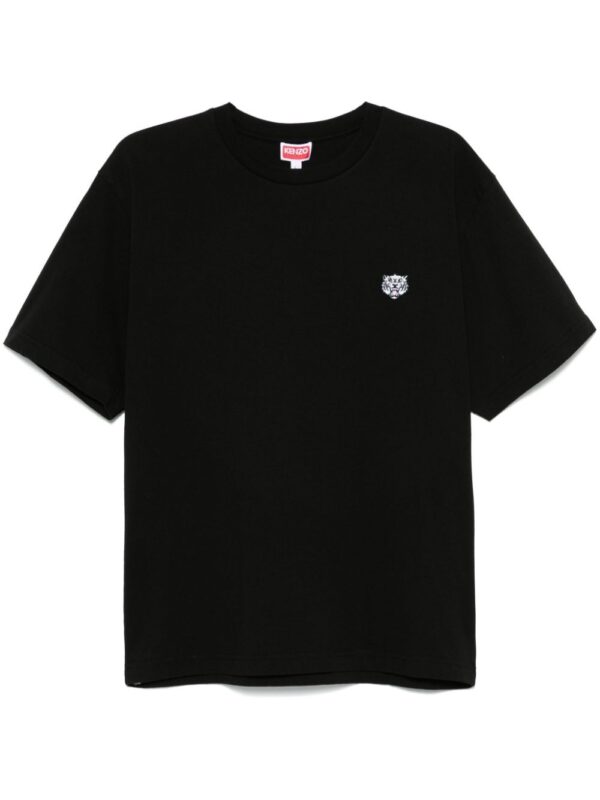 Lucky Tiger embroidered t-shirt