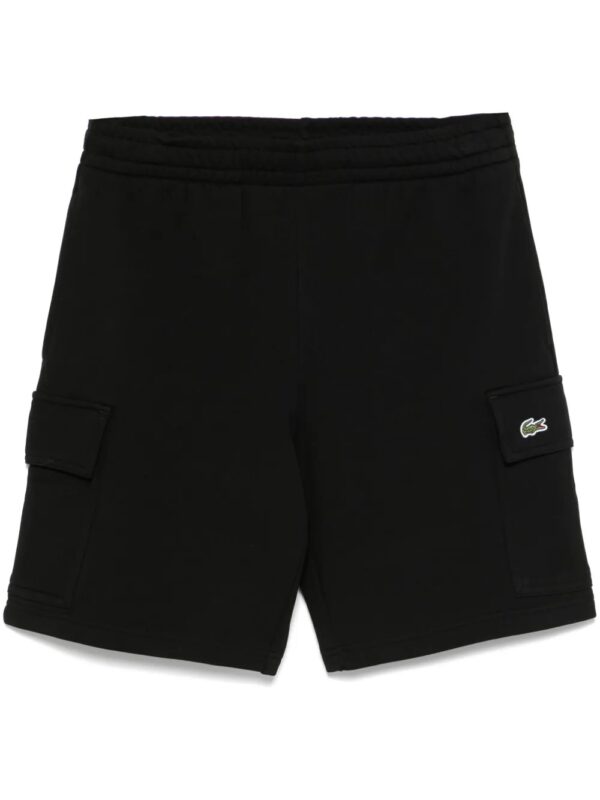 cargo-pocket cotton shorts