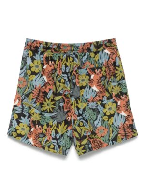 short de bain à imprimé graphique