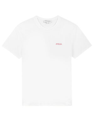 t-shirt à slogan brodé