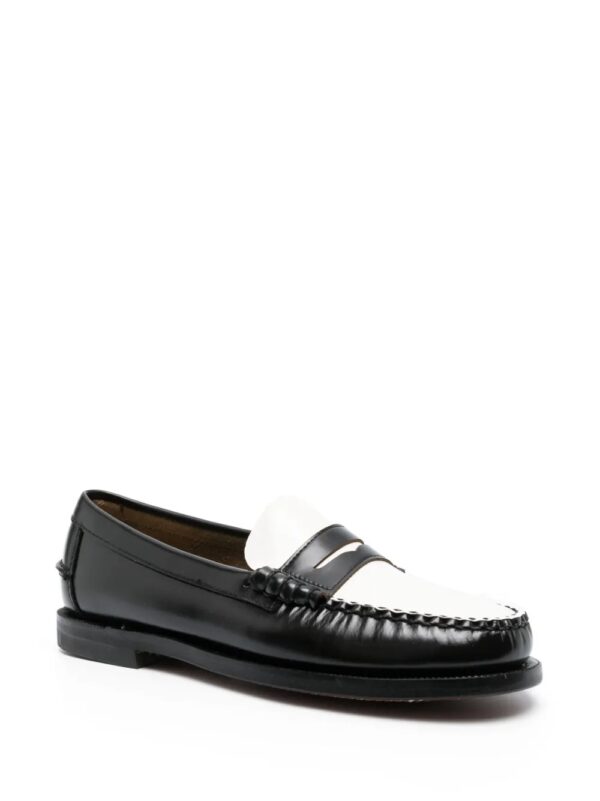 Two-tone design leather oxfords - Image 2