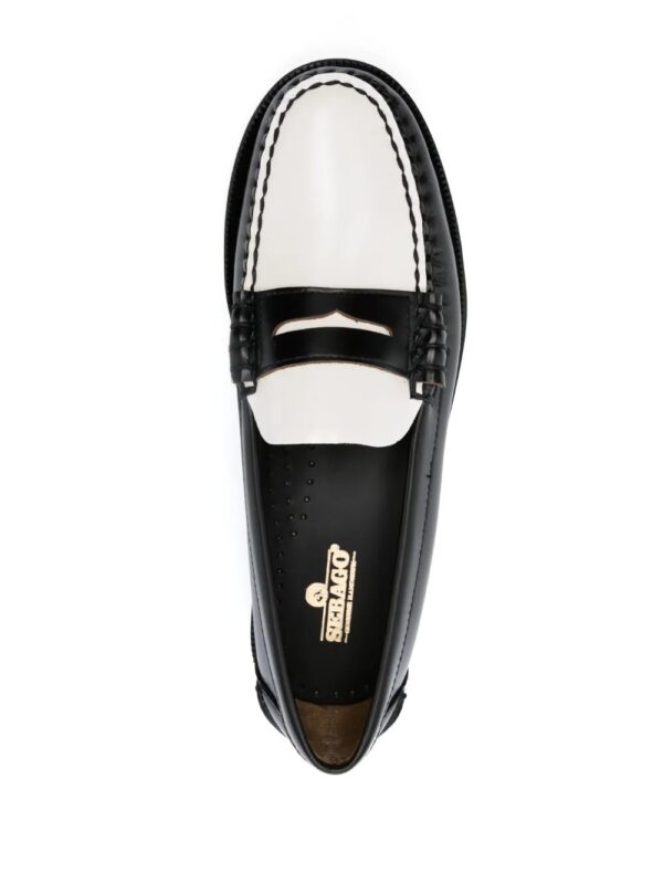 Two-tone design leather oxfords - Image 4