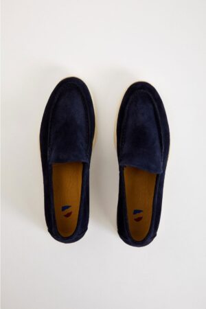 Mocassin en cuir marine RIMINI HARBOR
