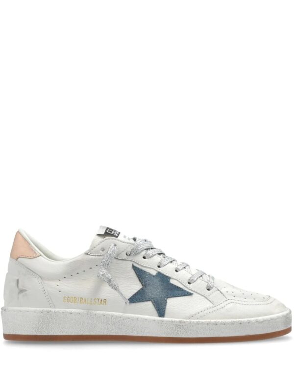 Ball Star sneakers with worn effect
