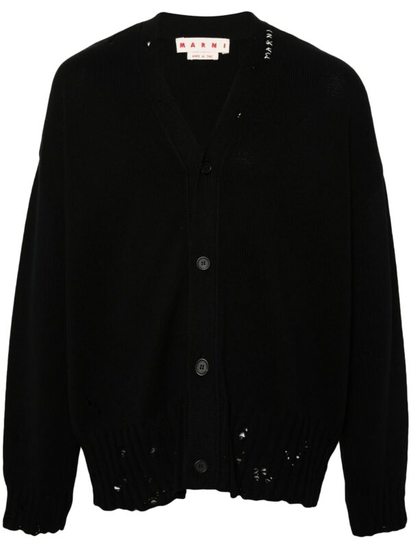 cotton v-neck cardigan
