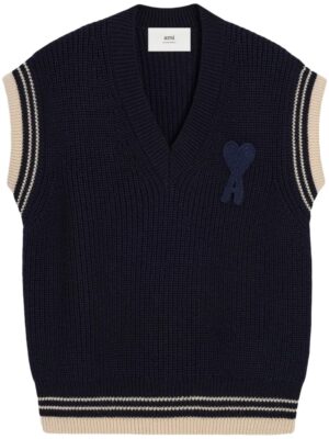 Ami de Coeur logo mesh tank top