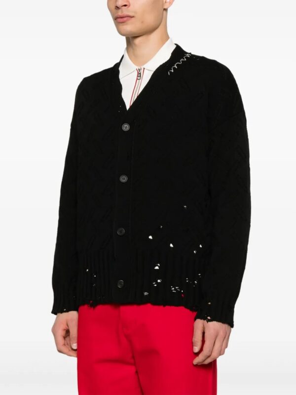 cardigan en coton à logo brodé – Image 3