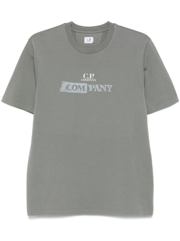 t-shirt en jersey à logo imprimé