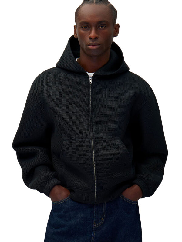 Hooded mesh jacket
