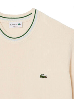 T-shirt classic fit maille détails rayés