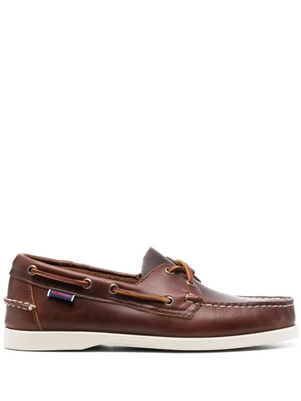 chaussures bateau Docksides Portland en cuir