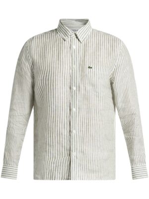 chemise rayée en lin