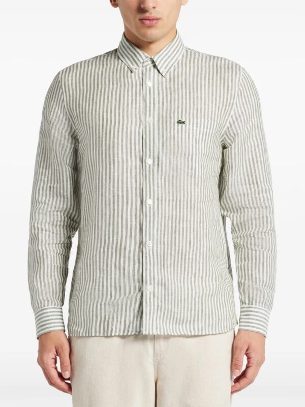 chemise rayée en lin – Image 3