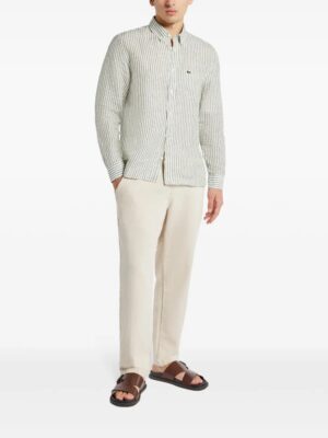 chemise rayée en lin