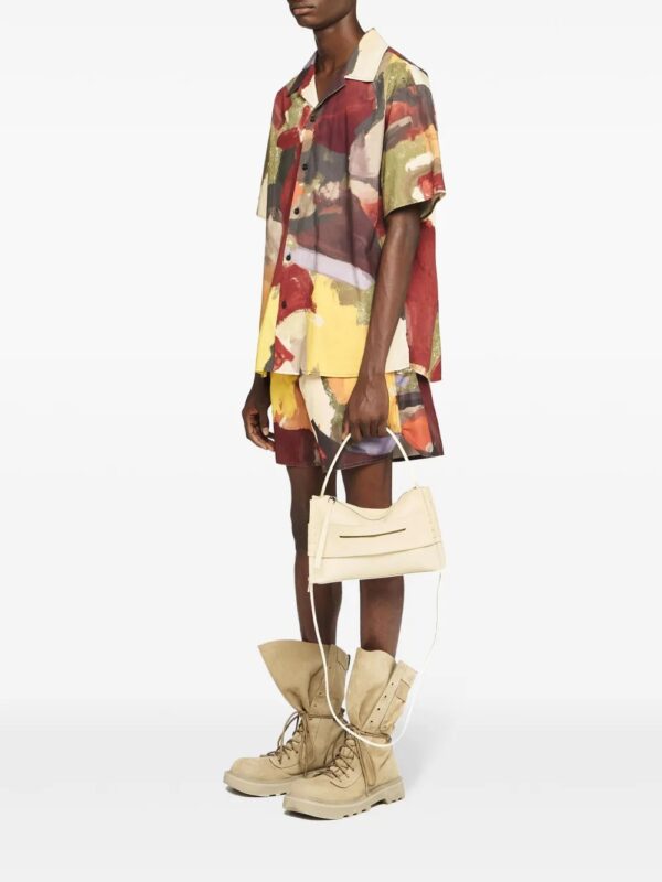 abstract print cotton shirt - Image 2