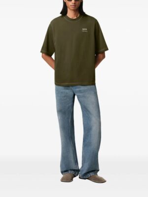 t-shirt à logo brodé