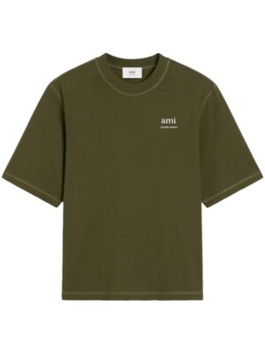 t-shirt à logo brodé