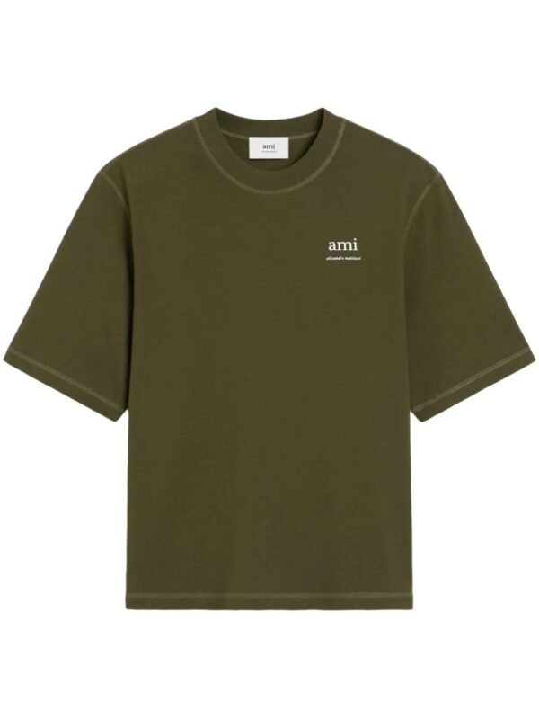 t-shirt à logo brodé