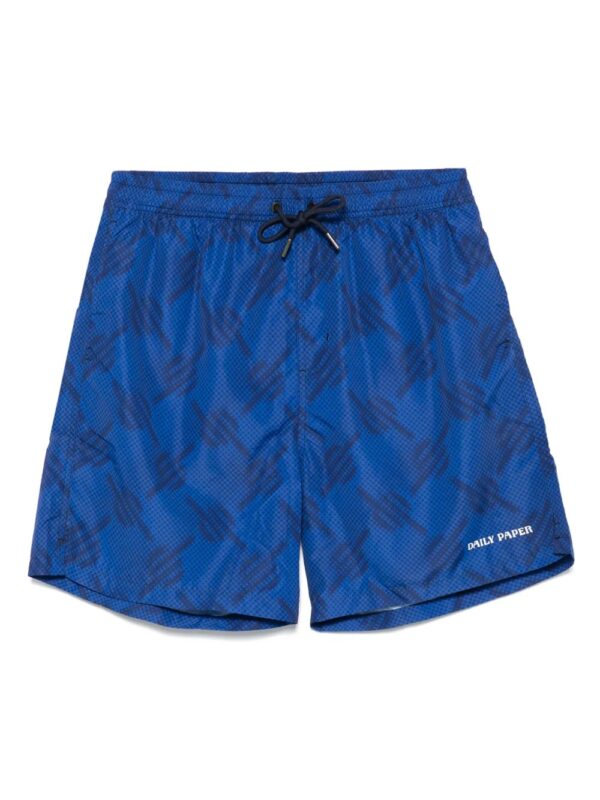 short de bain à pois