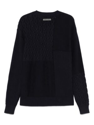 pull à design patchwork