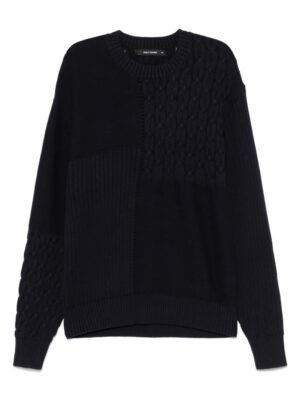 pull à design patchwork