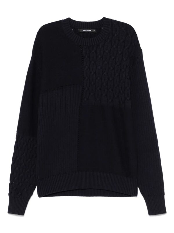 pull à design patchwork
