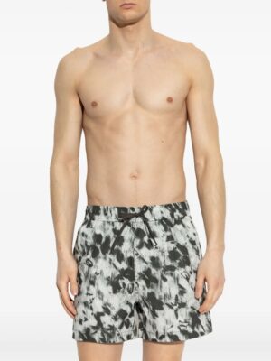 short de bain à fleurs