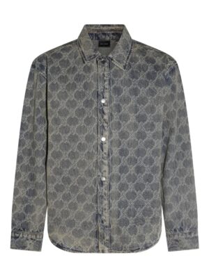 chemise à logo imprimé