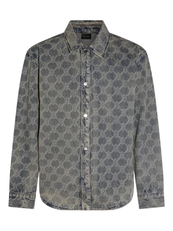 chemise à logo imprimé