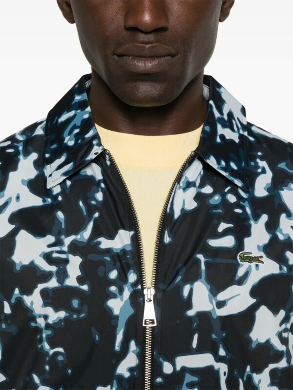 abstract print overshirt - Image 5