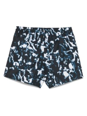 short de bain à imprimé abstrait