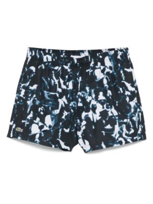 short de bain à imprimé abstrait