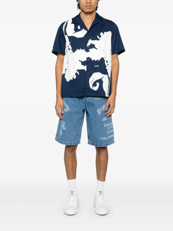 graphic print shorts - Image 2