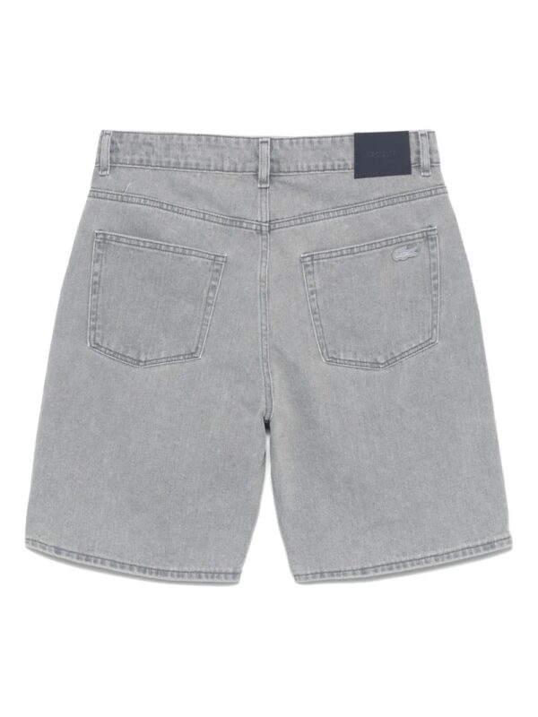 short en jean à effet délavé – Image 2