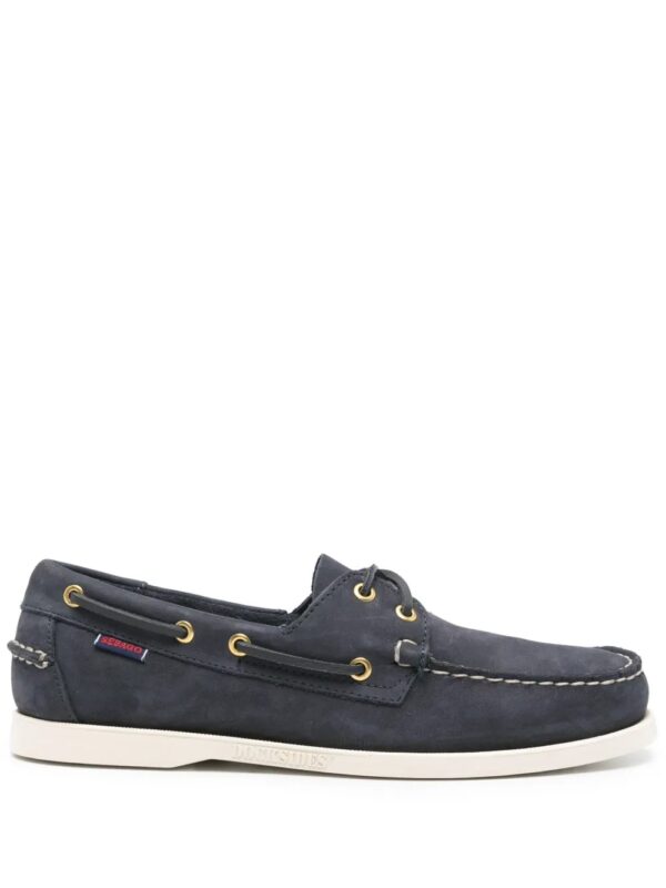 mocassins en daim