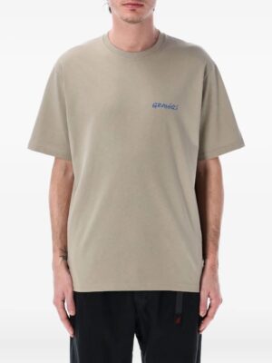 t-shirt à imprimé escargot