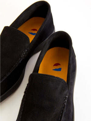 Mocassin en cuir noir RIMINI HARBOR