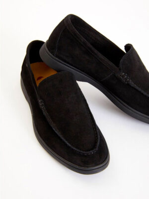 Mocassin en cuir noir RIMINI HARBOR