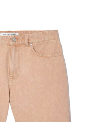 Bermuda en denim teint effet délavé