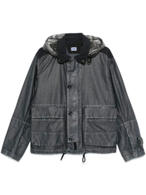 veste à détail de lunettes signature