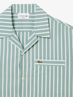 Chemise relaxed fit manches courtes rayées