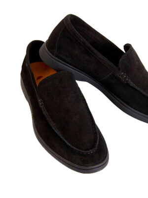 Mocassin en cuir noir RIMINI HARBOR