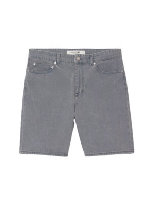 Bermuda en denim teint effet délavé