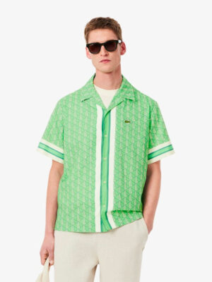 Chemise monogramme coupe droite