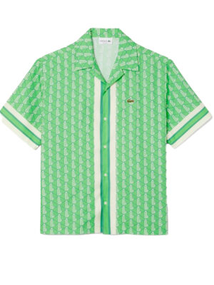Chemise monogramme coupe droite