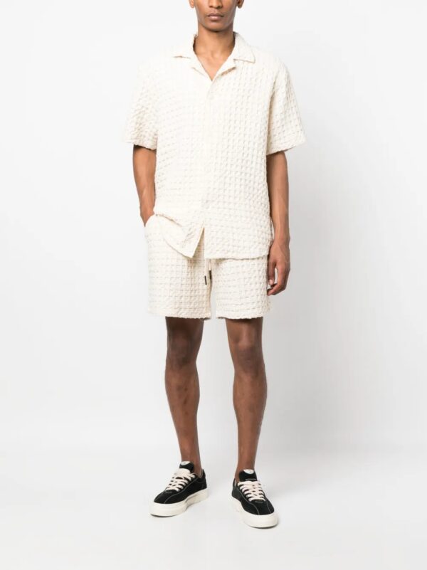 short en coton à design gaufré – Image 2